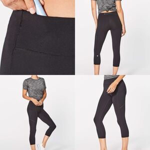 Lululemon Speed Up Crop (21") Black size 8